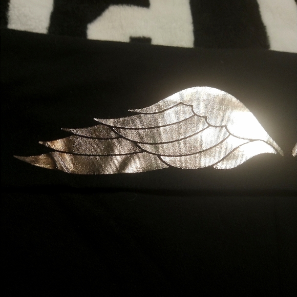 Victoria's Secret Pink VS Angel Wings Fold Over Flares Bling Set. L. - Picture 7 of 9